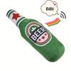 Giocattolo per Cani Squeaky a Forma di Bottiglia di Birra Realistica. Gioco Interattivo Resistente al Morso e all'Usura. Facile da pulire