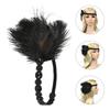 Cerchietto Pavone Decorazione Festa Fascinator Accessori Capelli Copricapo Sposa Decorazione Ornamento Copricapo Nero