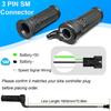 Right Handle Throttle Full Twist Throttle 24V 36V 48V 60V 72V With 3-Pin Waterproof/Sm Connector Suitable For Electric Bicycle