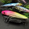 Fishing Lure Artificial Hard Swimbait with Treble Hook Realistic Looking Bright Color Natural Swimming Posture Fake Bait Lure