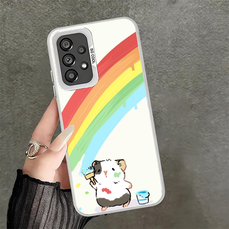 

Cartoon Cute Hamster Soft Phone Case for Samsung A17 A16 A15 A14 A13 A57 A56 A55 A54 A53 A37 A36 A35 A34 A33 A26 A25 A24 A23 A52 Samsung A23