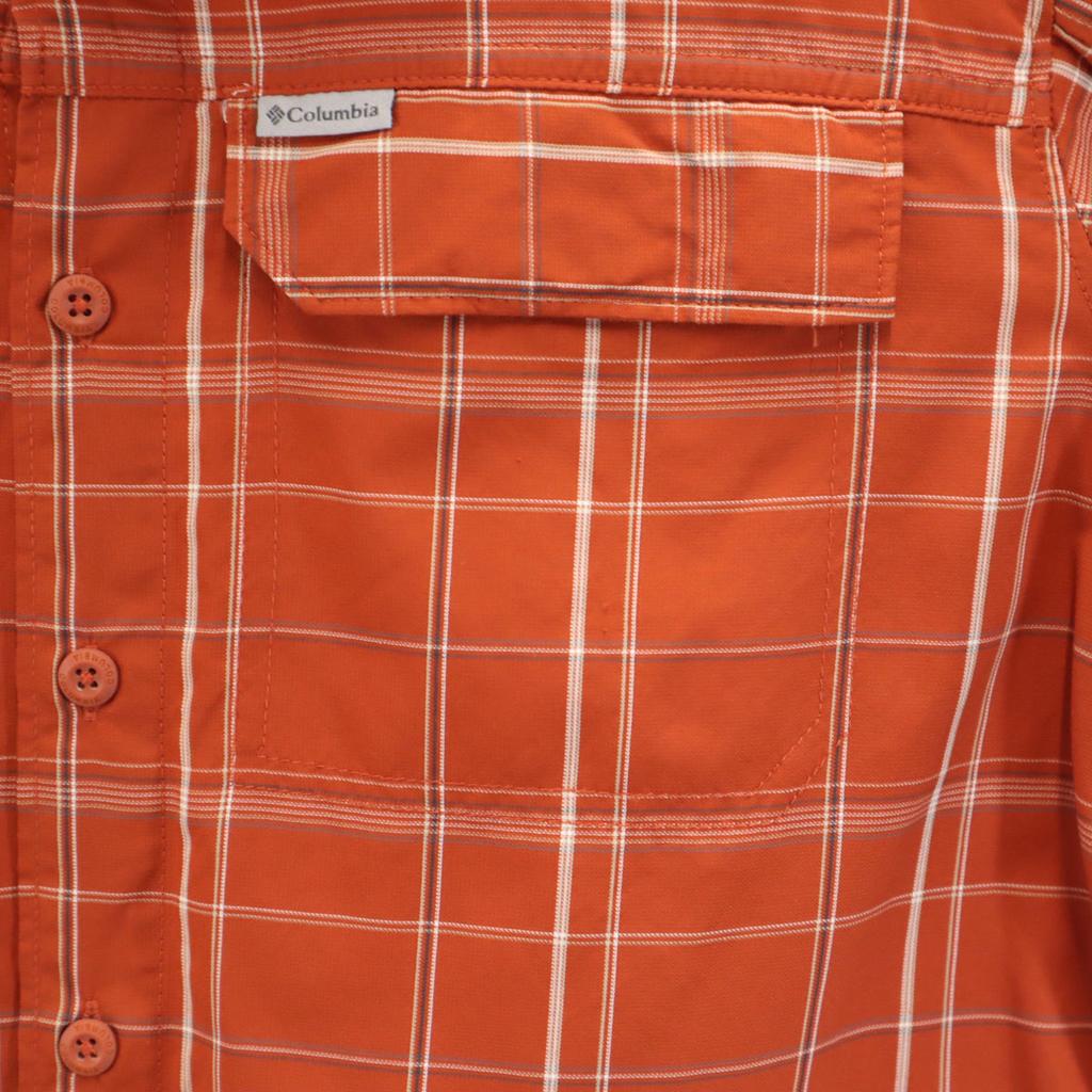 Columbia Check Pattern Long sleeve Silver Ridge Long Sleeve shirt Men's Used