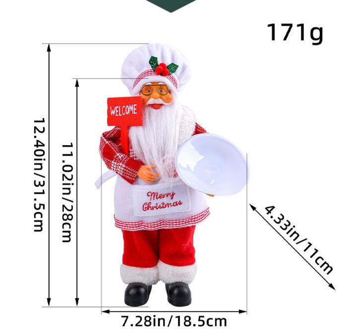 Decor New-Year Goods Santa Claus Christmas Doll Home Decoration Merry Christmas Kids Gift