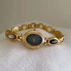 Vintage Watch Oval Quartz Waterproof Watches Women's Bracelet Wristwatch