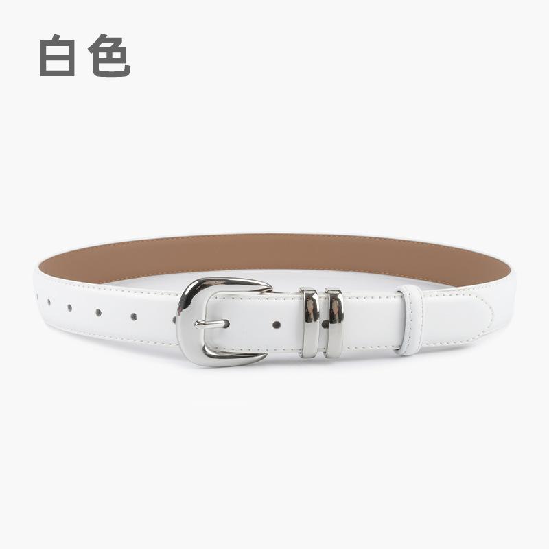 Premium Women'S Decorative Cowhide Women'S Genuine Leather Women'S Belt Casual Pants Jeans