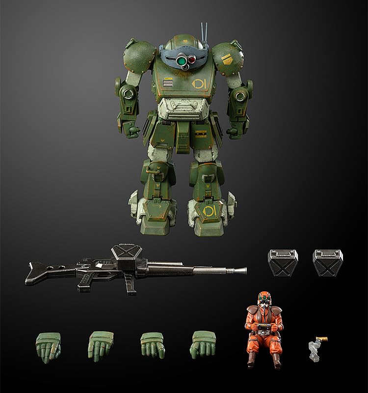 Robodo Armored Trooper Votoms Scope Dog Legierung bemalt bewegliche Figur nicht maßstabsgetreu ABS & PVC & POM & Zink