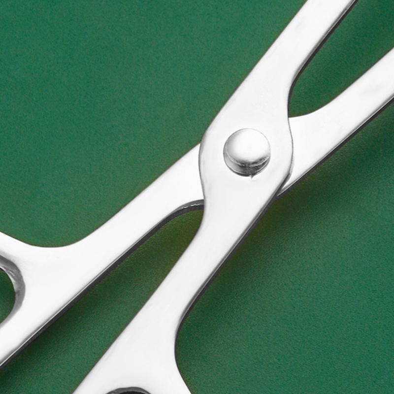 Double Hole Nonrust Steel Food Tongs For Grilling With Nonslip Handle And Enhanced Grip Kitchen BBQ Tool