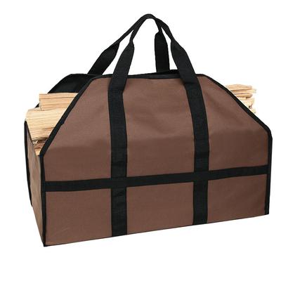 Firewood Carrier with Handles, Large Log Carrier for Firewood, Heavy Duty Wood Carrier for Firewood, Waterproof Firewood Bag, Wood Stove Accessories,