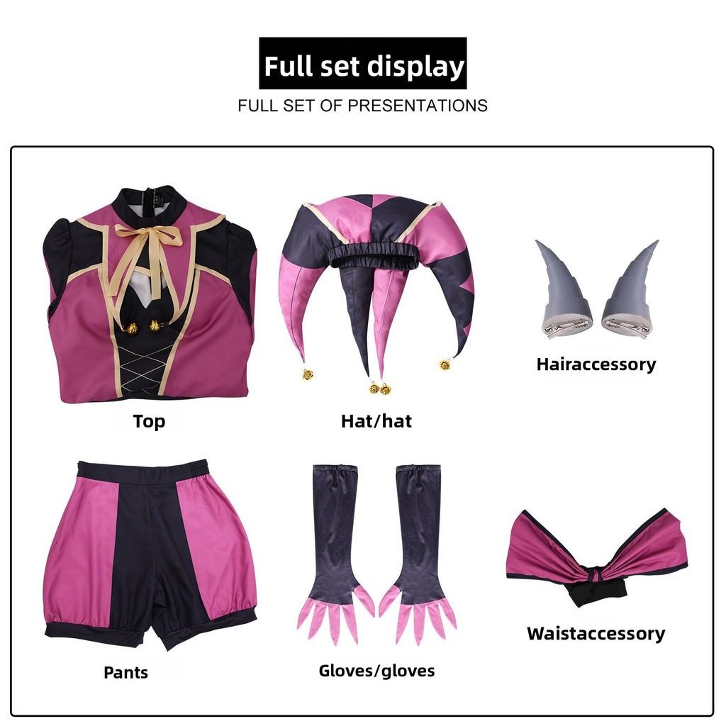 The Freak Circus Tfc Jester Cosplay Outfit With Soft Fabric For Cosplay Parties And Events