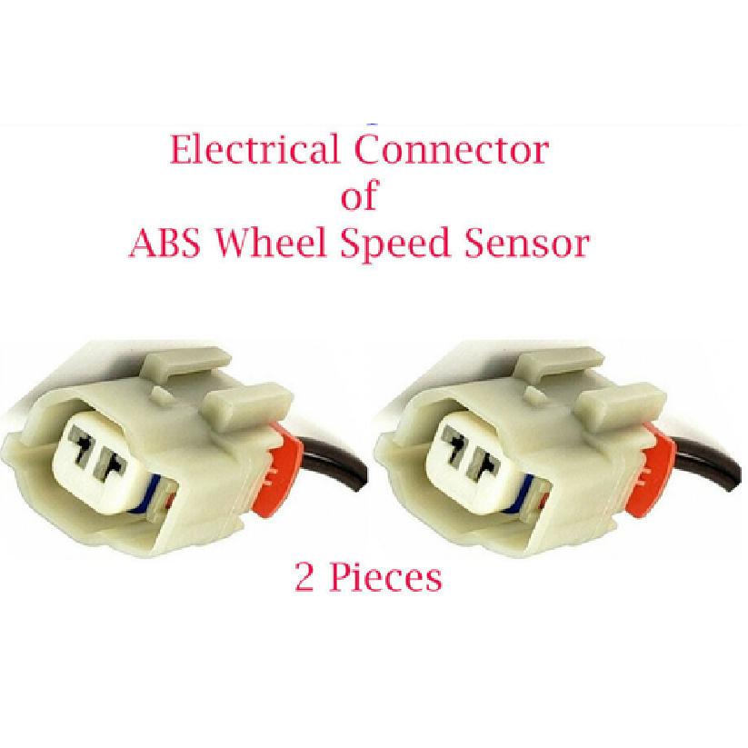 4 Pc Connector of ABS Wheel Speed Sensor Front Rear L/R Fits Explorer  2013-