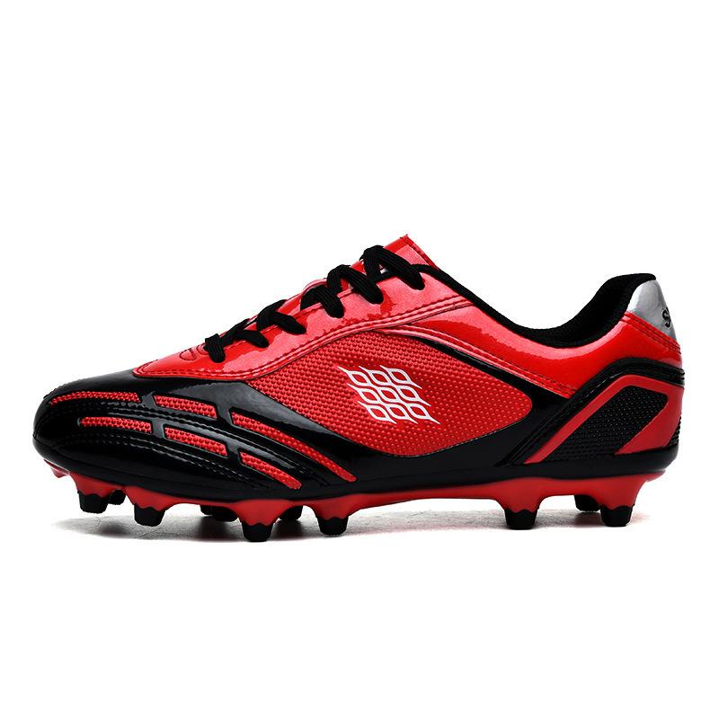 Children's leather feet women's nail shoes new youth football shoes male students broken training artificial turf price