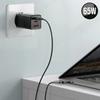 65W Wall Charger GaN 2 Technology Anti-overheating Compact Size Baseus Black Black