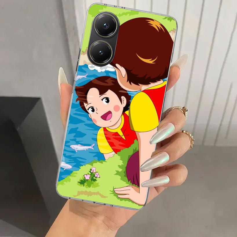 Heidi Cute Cartoon Phone Case for Xiaomi Poco X5 X6 X7 Pro F7 Ultra M7 Redmi 15 15C 13 13C 12 12C 10 10A 10C 9 9A 9C 9T Shell Po