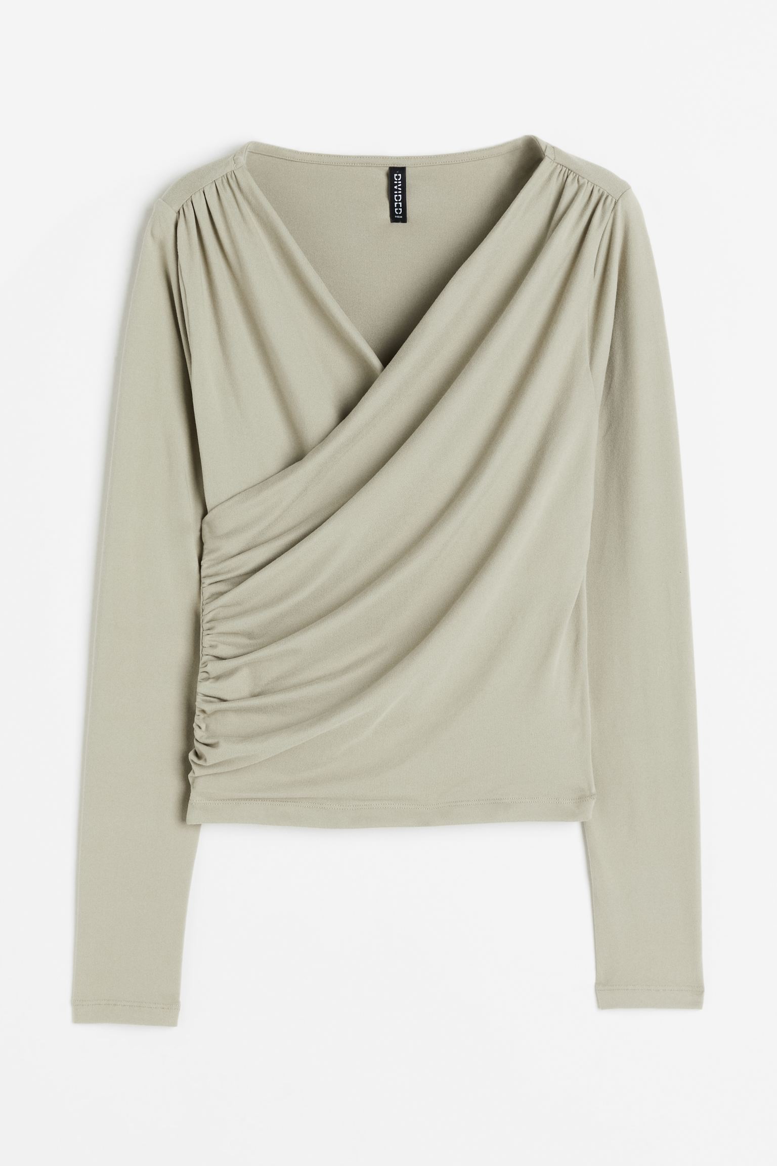

Jersey wrap top