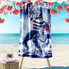 Geelong Cats Print Beach Towel, Large Soft Quick Dry Towel for Beach Camping Swimming