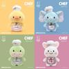 Stuffed Chef Pig Plush Doll For Girls Kids Bedtime Sleep And Play