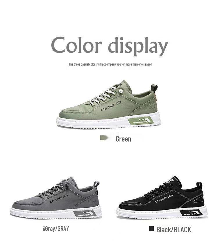 Herren Low-Top Atmungsaktive Canvas Skate Schuhe - Herbstkollektion 2023