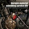 1pc Motorcycle Scooter Engine Red Blue Black Gold Silver Aluminum Oil Dipstick Filler Cap Plug Engine Crankcase Oil Level Gauge