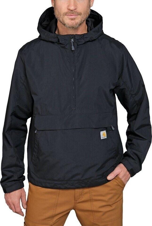 Демисезонная куртка Carhartt Rain Defender Loose Fit leichte Kapuzenjacke schwarz