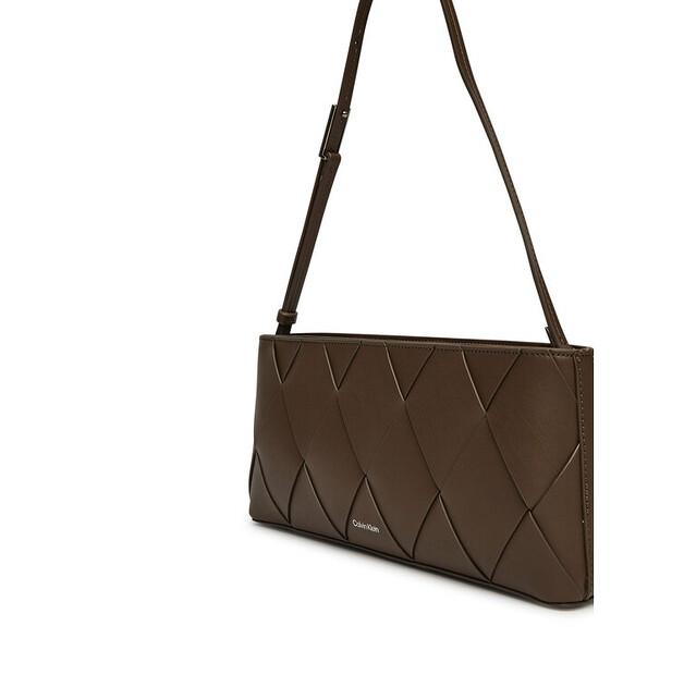 Bag Calvin Klein Calvin Klein Ck Woven Elongated Shoulder Bag K60K612992 Brown