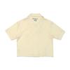 MALBON GOLF Panama Bucket Jacquard Polo Shirt Yellow (Woman)