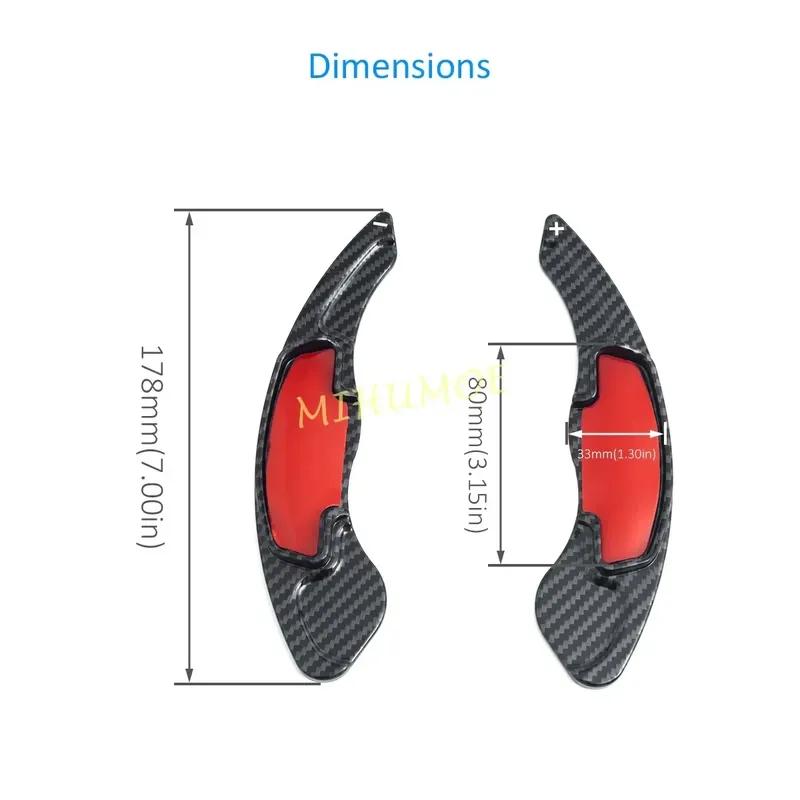 For Honda Accord 9th/10th Civic 10th CR-V 5th Ight ABS Balck Car Interior Steering Wheel Paddle Shift Extension