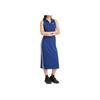 adidas Women's Ribbed Sleeveless Bodycon Dress Dark Blue Women IR6126
