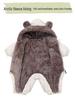 Infant Winter Fleece Romper for 3-12 Months - Unisex, Thick, Cotton-padded