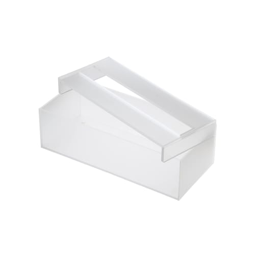 Strix Design Držák na papírové utěrky, Cca. 24.8 x 10.8 x 7.3 cm, Průhledný, Oválný, Protiskluzový, Stolní, Kuchyňský papír, Držák na ubrousky, Stylový, HS-927