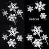 Frozen Christmas Snowflake Acrylic Cake Decoration Insert