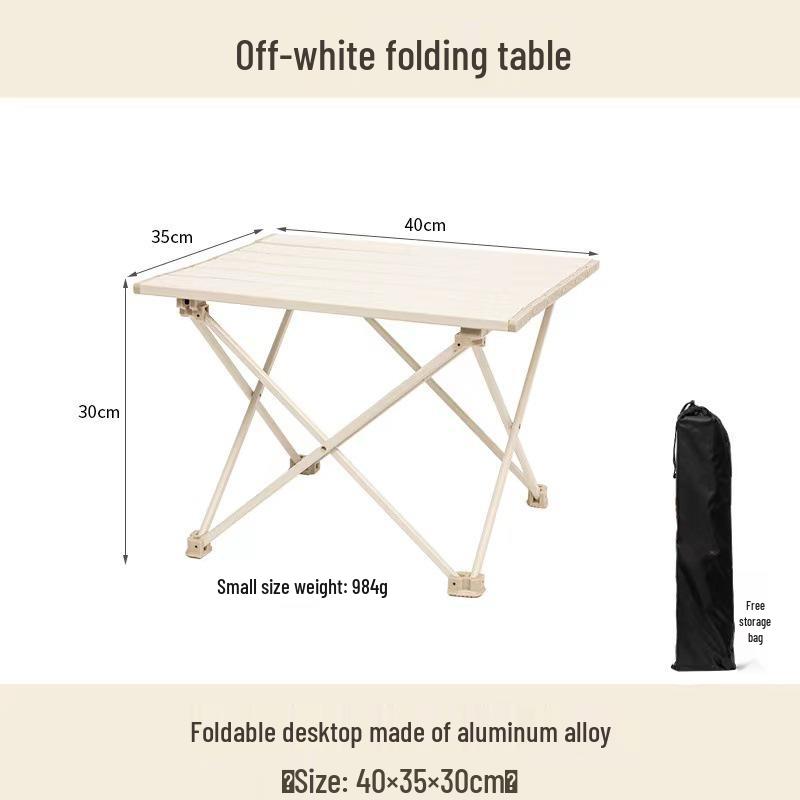 Ultra-Light Aluminum Folding Camping Table