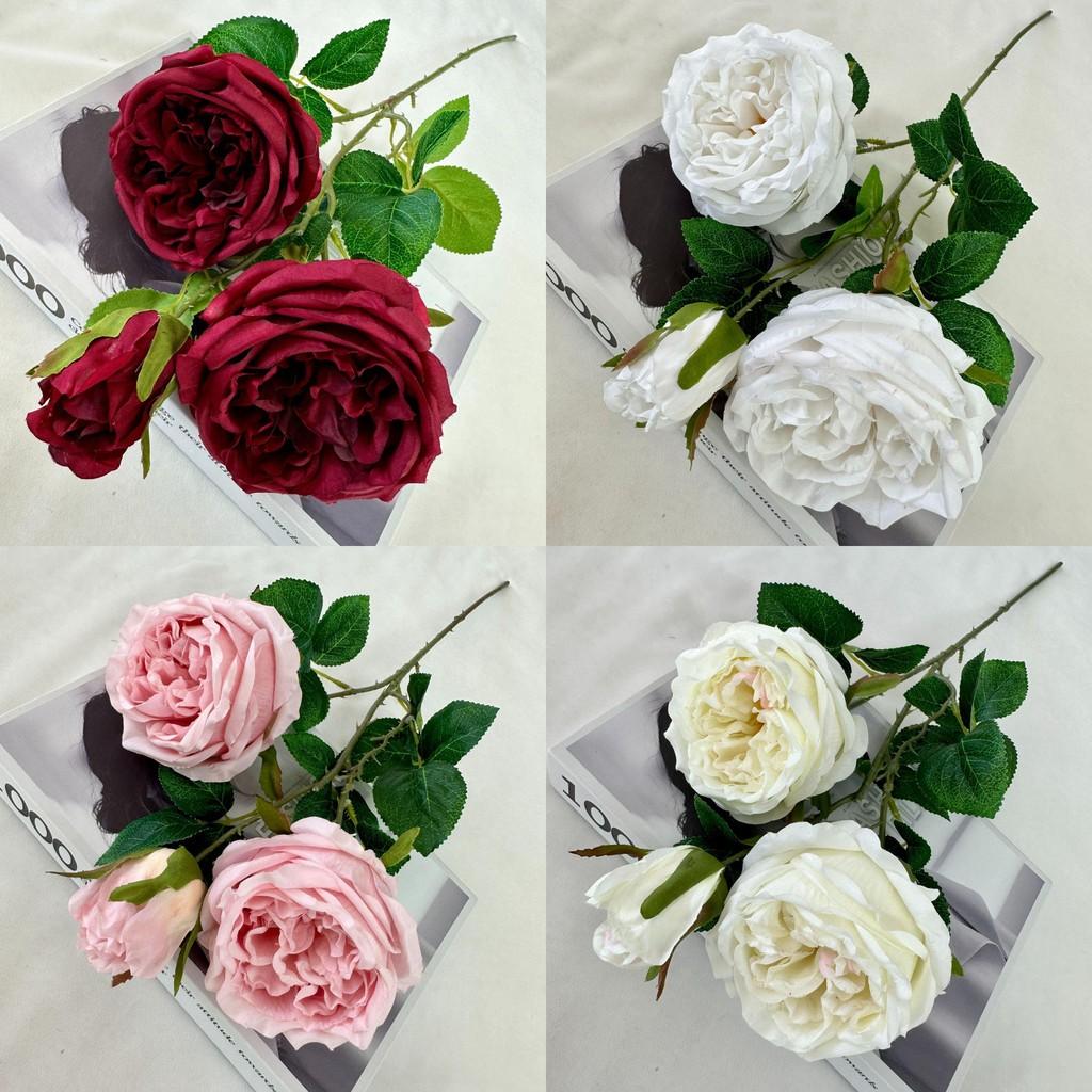 Flower Artificial Rose Wedding Hotel Restaurant Room Decoration Ornament Desktop