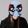 Women Knit Beanie Warm Ear Protector Hat Teens Halloween Jacquard Handmade Hat
