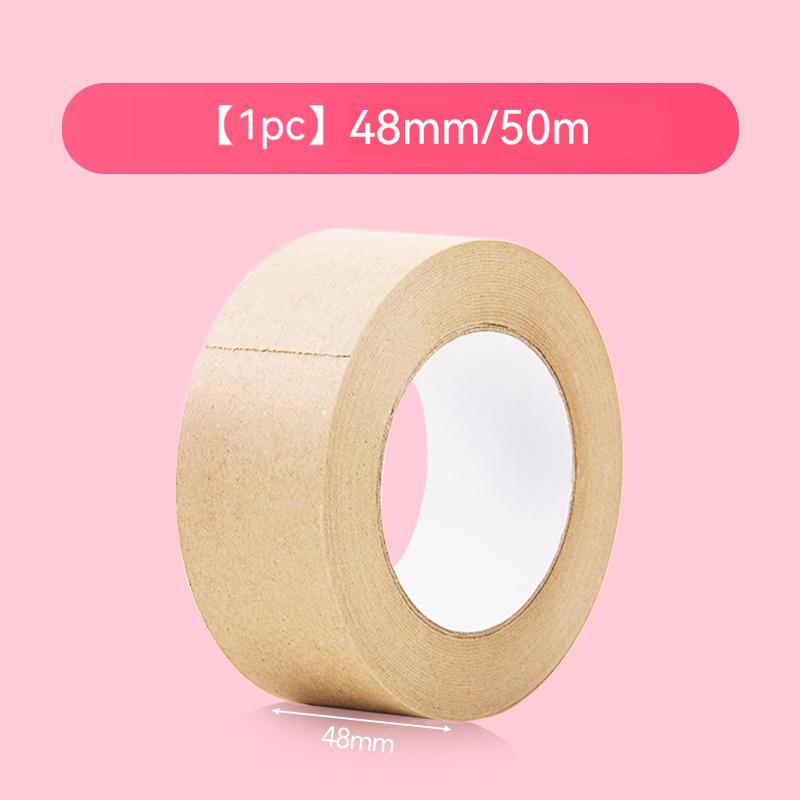 50M 2.4/3.6/4.8cm Water Tape Mounting Watercolor Painting Special Art Painting Wet Water Kraft Paper Tape Chinese Painting Tool