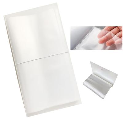 Capacity Sticker Storage Sticker Stores Sticker Flat PP Waterproof Clear Card Collection Organization Large 50-Sheet StorageSticker Album, File,
