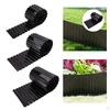 Corrugated Metal Garden Edging Black Border for DIY Flower Bed Driveway