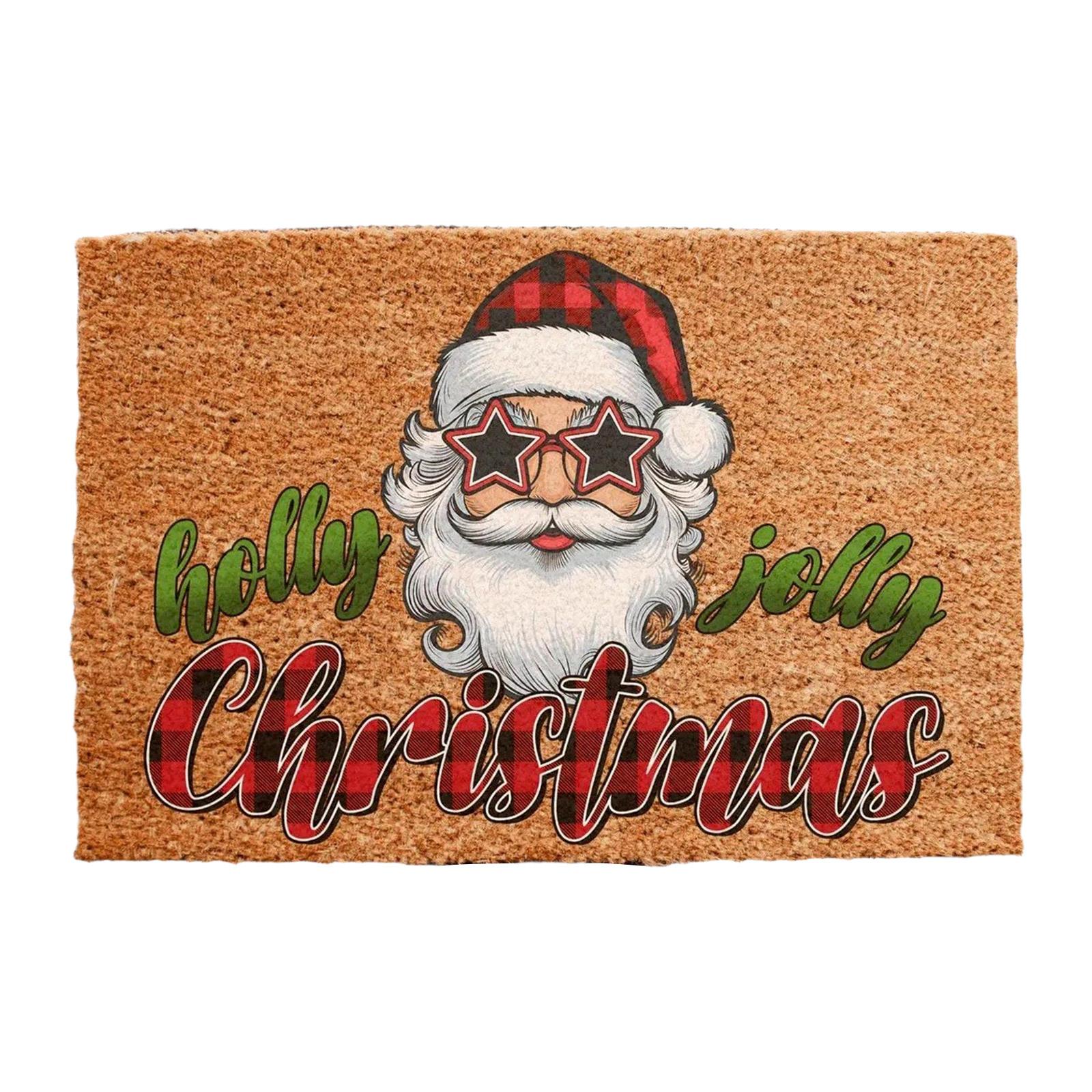

Christmas Mats, Green Carpets, Christmas Interior Decorations One Size