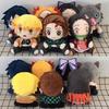 20 cm Japonya Anime Iblis Avcısı Tomioka Giyu Kamado Tanjirou Kamado Nezuko Agatsuma Zenitsu peluş oyuncaklar Bebek Peluche Kadın Hediye