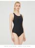 Women's Tummy Control Slimming Lycra Racing Swimsuit with Chest Pads