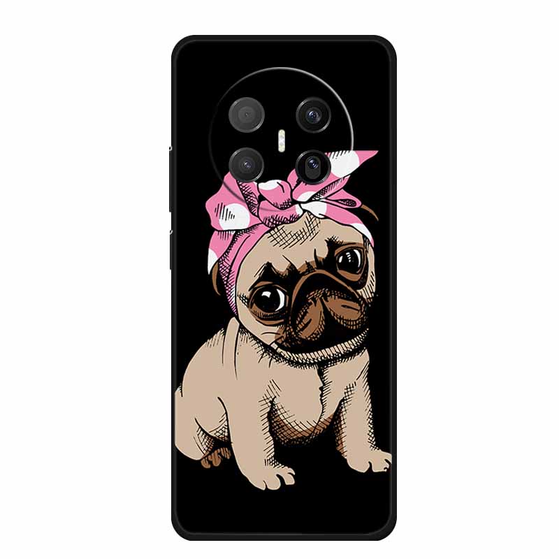 Black Silicone Case For Huawei Mate 70 Air 2025 Case Cartoon Cat Soft Back Cover For Huawei Mate 70 Air Phone Case Funda Coque