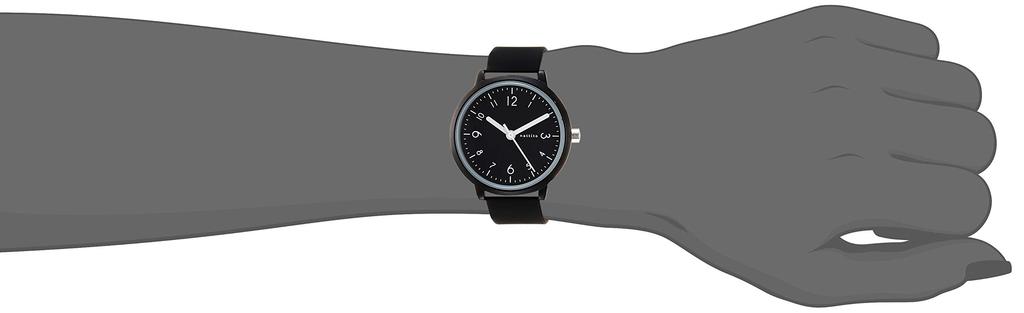 FIELD WORK Soda Small Analog Silicone Belt YM006-5 Women's black