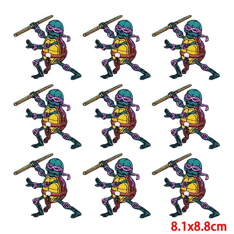 10 Pcs/lot Wholesale Embroidery Patch Iron On Patches For Clothing Patches On Clothes Jackets Decor Applique Sew Supplies