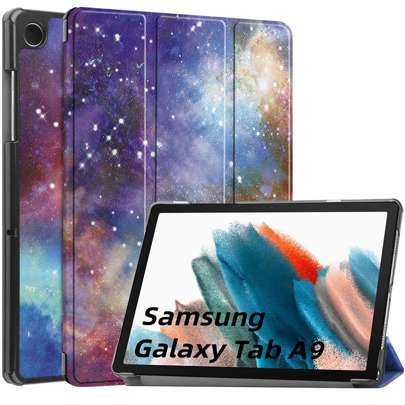 Tablet Case For Samsung Galaxy Tab A9 Plus 11 Inch Case 2023 PU Leather Protective Hard Back Funda For Galaxy Tab A 9 A9 8.7 Tablet Cover