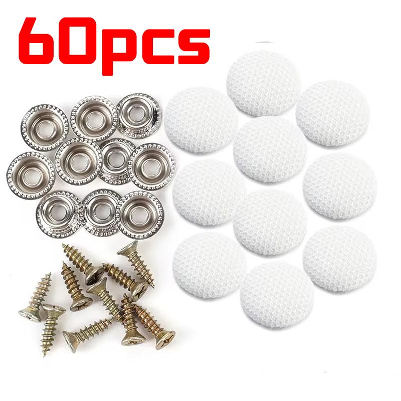 Car Interior Roof Buckles Headliner Ceiling Cloth Fixing Screw Care Fabric Buckle Rivets Retainer Cap Repair Automotive Part