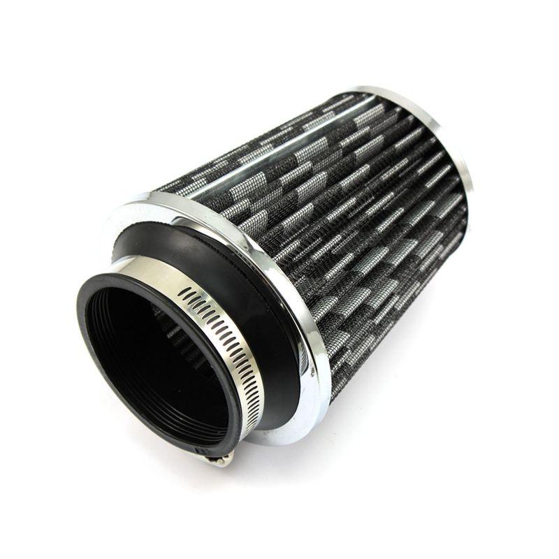 Cold Air Intake Filter Red Blue Sliver Carbon 76mm 3.0inch Universal High Flow Air Filter Washable for Car Engine Intake Pipe