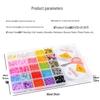 25-Grid Glass Rice Beads DIY Set: Children's Handmade Necklace & Bracelet Beading Kit