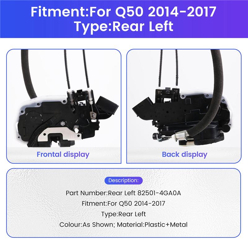 NEW-Door Lock Actuator Door Lock Latch For Infiniti Q50 2014-2017