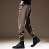 Men's American Retro Fleece Lined Knit Sweatpants
