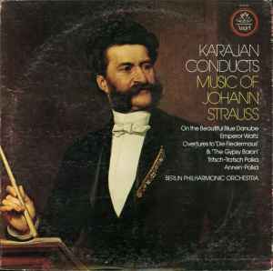 

LP Record JOHANN STRAUSS JR. HERBERT VON KAR Karajan Conducts Music Of Johann St S37144 Angel Records 1976 US Classical Used