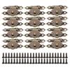 12Pcs Mini Home Decorative Jewelry Box Hasp Clasp Lock for  Furniture Buckle Hasp